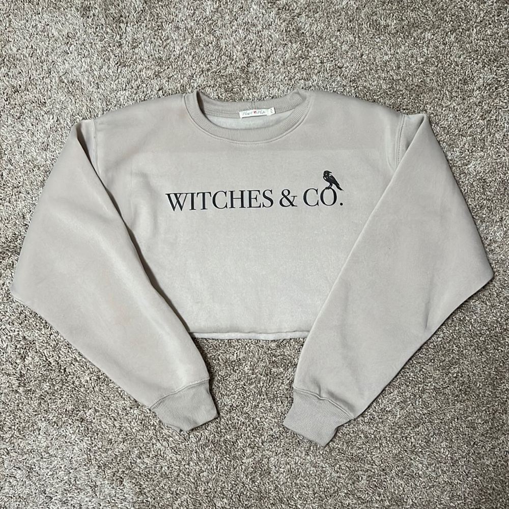 Cropped sweatshirt. Size small.